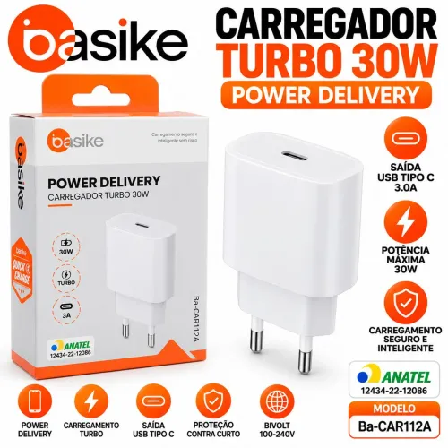Carregador turbo 30w