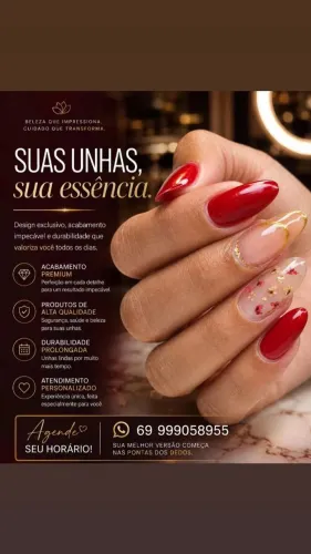 Unhas de fibra e gel