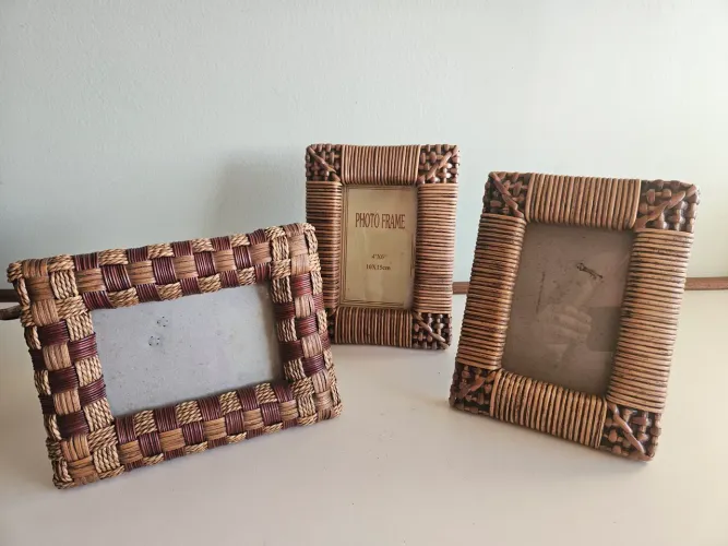 Conjunto de 3 lindos porta-retratos