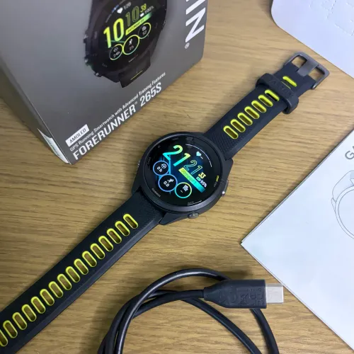 Relógio Garmin Forerunner 265s Music Amoled Seminovo