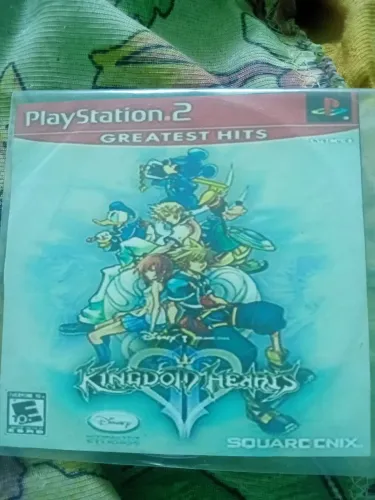 Jogo de ps2 kindom hearts 2 