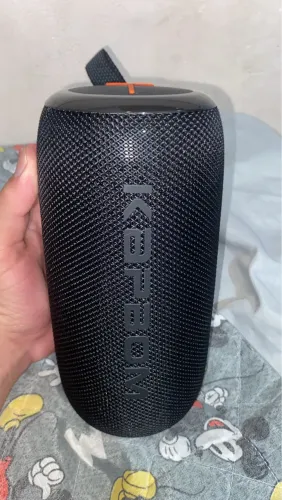 Caixa de som bluetooth com led