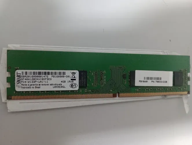 Memória ddr4 de 4gb para pc