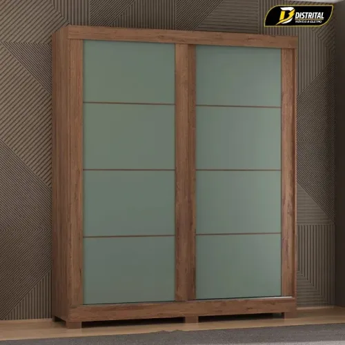 Guarda Roupa Montana 2 Portas 2 Gavetas Promoção