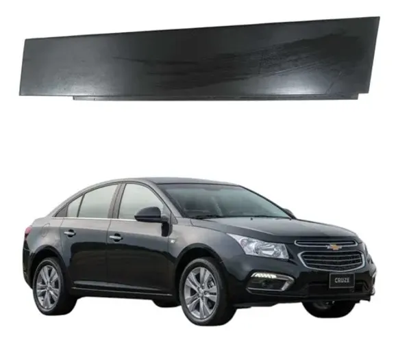 Moldura Coluna Frontal Traseira Direita Cruze 2012 A 2016 Preto