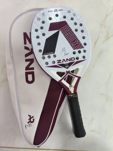 Raquete Beach Tennis Zand Z Bruxo 2026 12k Antomi Ramos Peso 315g Balance 26.4