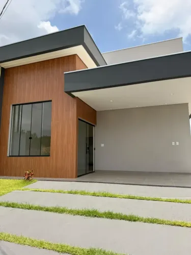 LD Alugo Linda Casa nova com 3 suítes em MArituba no Cond. Jardim Marselha