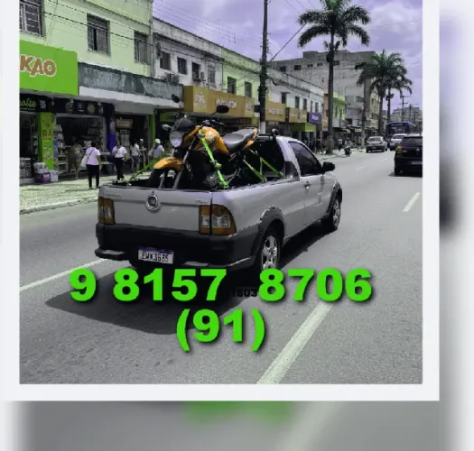 Frete Rápido Barato em São Luís e região André agora pela tarde (91) 9.8157+8706