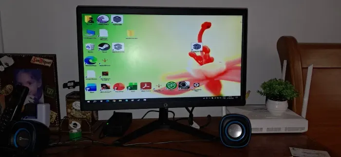 PC Completo e monitor 20" placa AMD Quad?Core | 8GB RAM | SSD + HD | Pronto para Uso