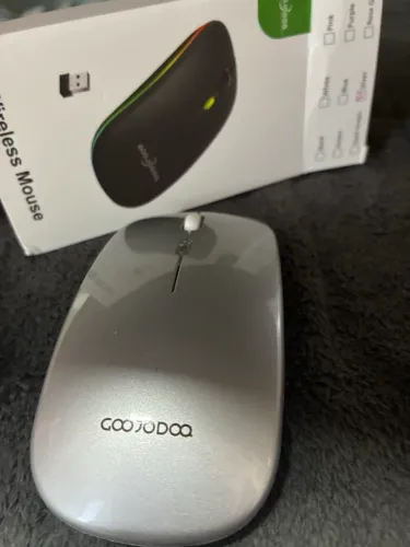 Mouse cinza sem fio