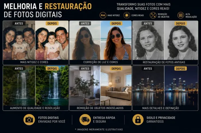 Restauração e Melhoria de Fotos Digitais