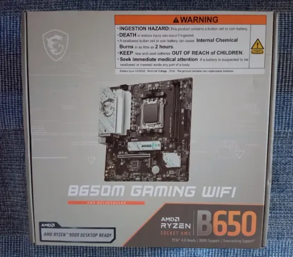 Placa Mãe Msi B650m Gaming Wifi, Ddr5, Socket Amd Am5, M-atx (Nova e Lacrada)