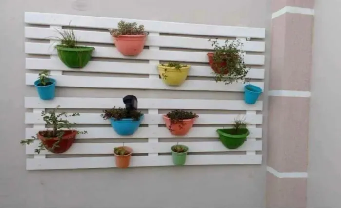 Vendo jardins verticais aéreo