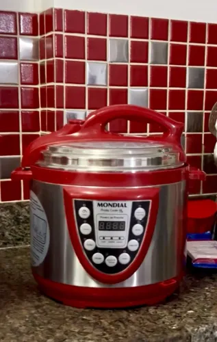 Panela de Pressão Elétrica Mondial Pratic Cook 5L 220V
