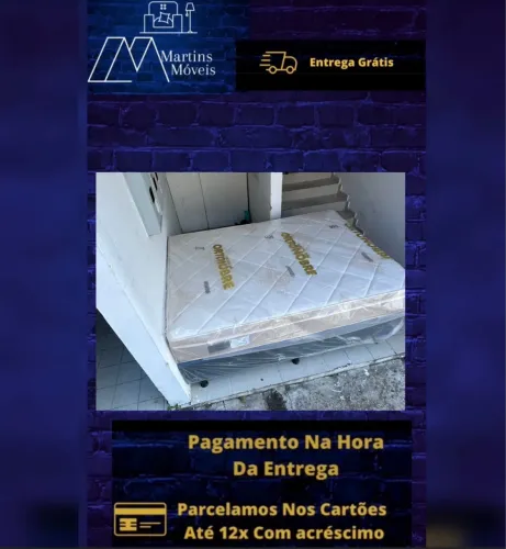 GRANDE PROMOÇÃO BASE CAMA CASAL MAIS COLCHÃO MOLAS ENSACADA ENTREGA GRATIS