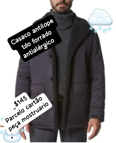 Casaco forrado antialérgico