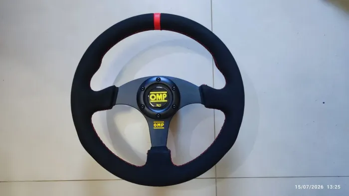Volante 330mm camurça carro/simulador