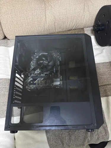 Gabinete mesh + placa mãe Asus prime A520m-e 