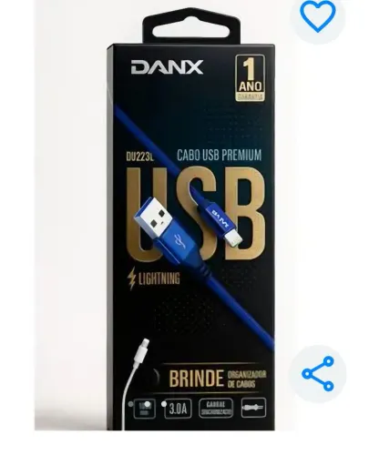 Cabo Lightning NOVO, P Danx Du223l 1m 3.A