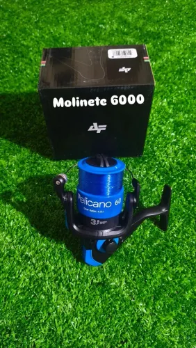 Molinete 6000 com linha da albatroz novo