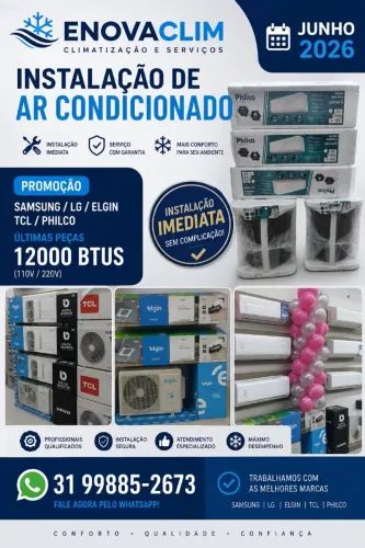 Instalação Ar condicionado 