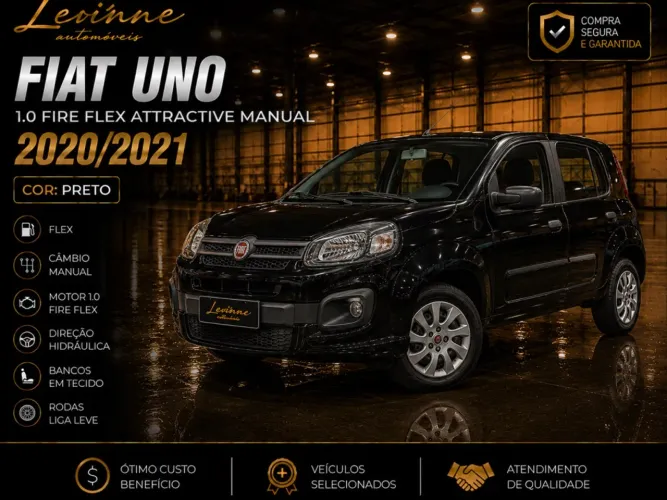 Fiat Uno Attractive 1.0 EVO Fire Flex 8V 5P 2021