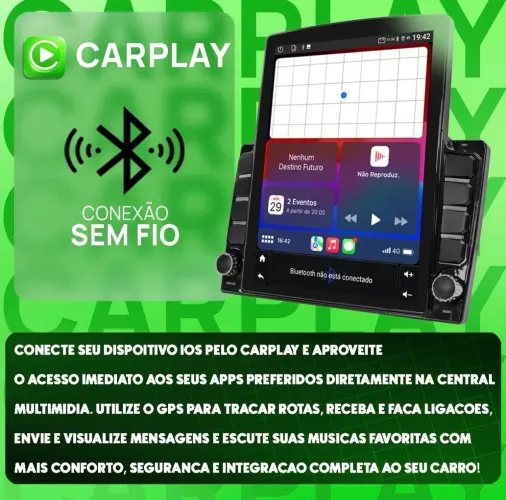 Central Multimidia Adak Tesla 128gb