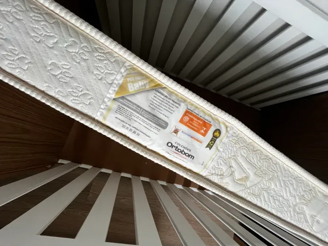 Berço com colchão Pró saúde Ortobom