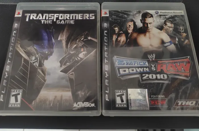 TRANSFORMERS: THE GAME + WWE SMACKDOWN VS. RAW 2010<br>