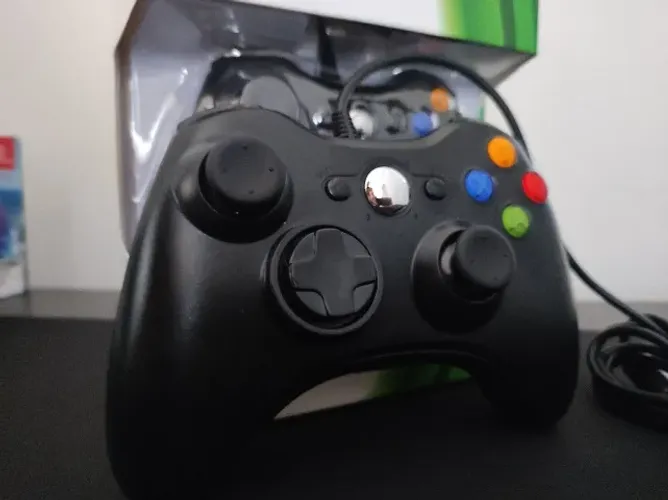 Controle USB para Xbox 360 e PC - Novo 