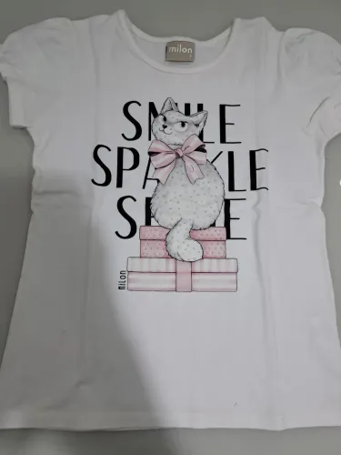 Kit 2 camisetas infantis estampadas milon tamanho 8
