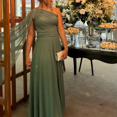 Vestido verde oliva madrinha/casamento/formatura