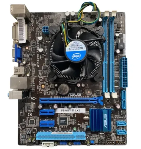 Kit PLaca Mãe Asus + Processador Core i3 - 3.5GHz + Cooler