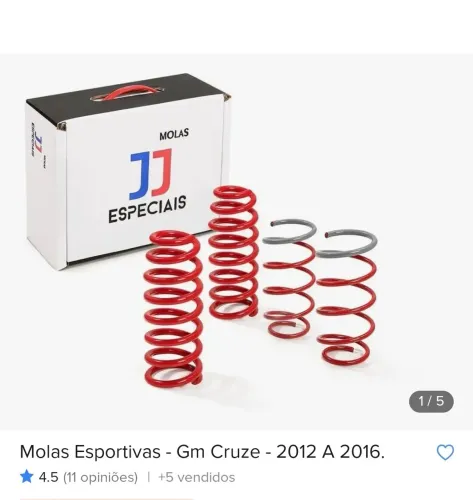 MOLAS ESPORTIVAS GM CRUZE