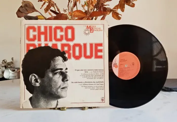 lp vinil - chico buarque - história da mpb (1982) c/ livreto e poster