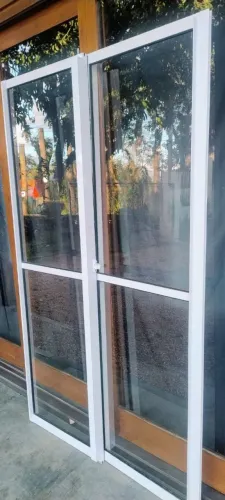 Porta de Correr em Alumínio Completa/1,27×2,17