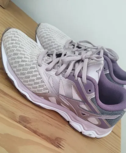 Tênis Mizuno Wave Feminino Rosa/Lilás Tam 37 Semi Novo