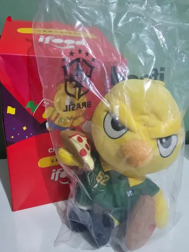 Canarinho ifood 62 novo lacrado com card e caix