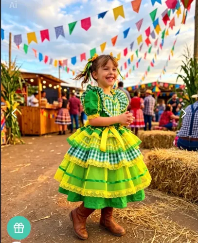 Vestido Festa Junina Brasil