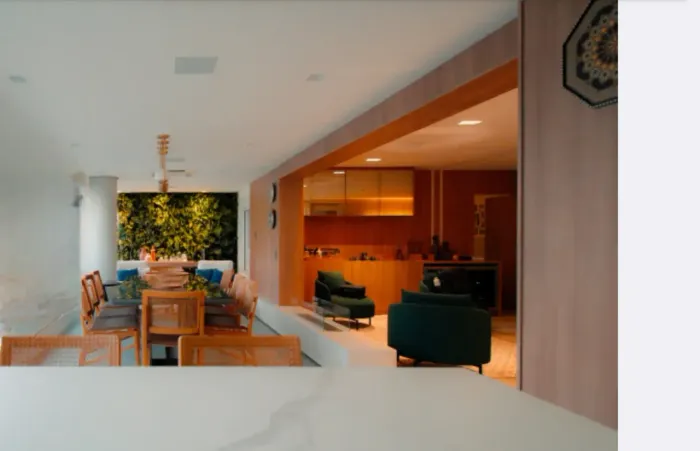 Apartamento condomínio Premier, Cerâmica de 198m², capa de revista