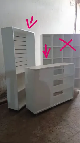 Balcão e movel com Caneletado