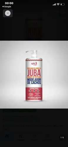 Creme de pentear modelador de cachos 1L