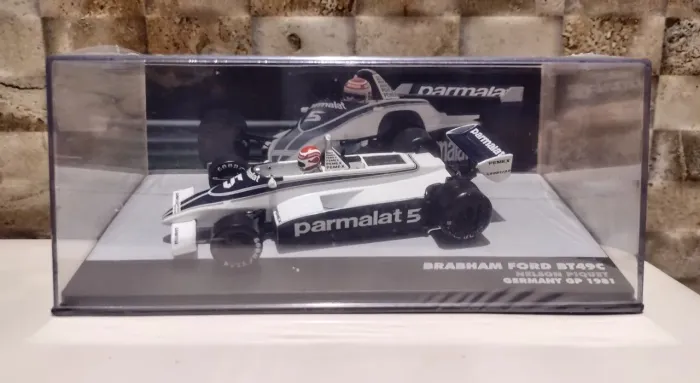 Miniatura Formula 1 Brabham BT49C Nelson Piquet World Champion 1981