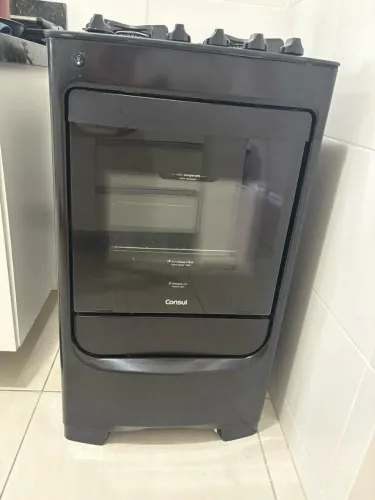 Fogão consul 4 bocas preto cooktop top