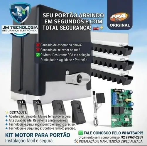 Kit de motor para portão