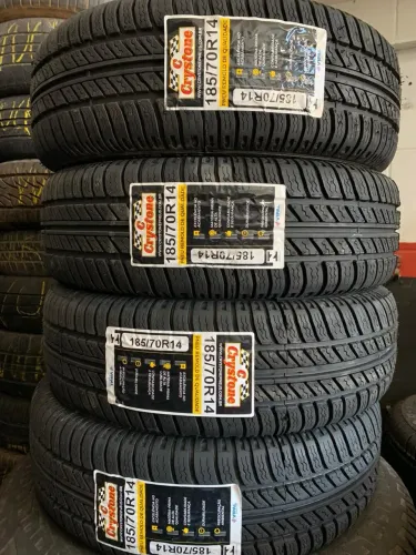 Kit de 04 pneus remolde 185/70/14 (instalação grátis)
