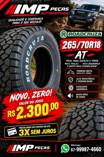 Pneus 265/70/18