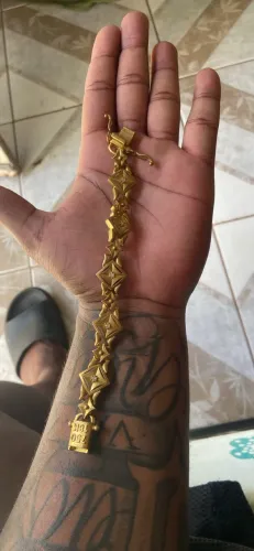 Pulseira de moeda antiga