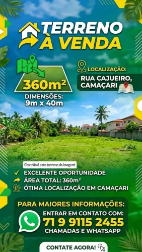 Vendo terreno em boa localização