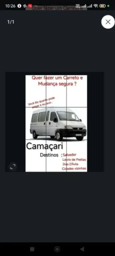 Carreto e mudança com segurança!
